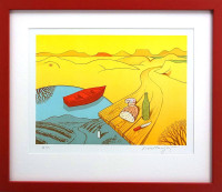 Josef Velčovský - Léto - grafika